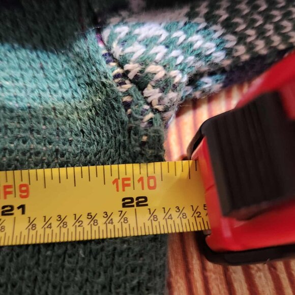 Vintage Rare XL Grand Slam Mock Neck Pullover Knit Graphic Green Golf Sweater - Picture 5 of 6